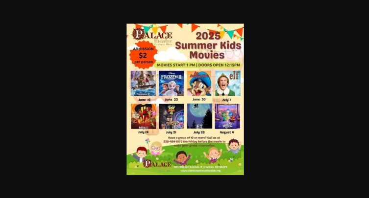 2025 Summer Kids Movie Series