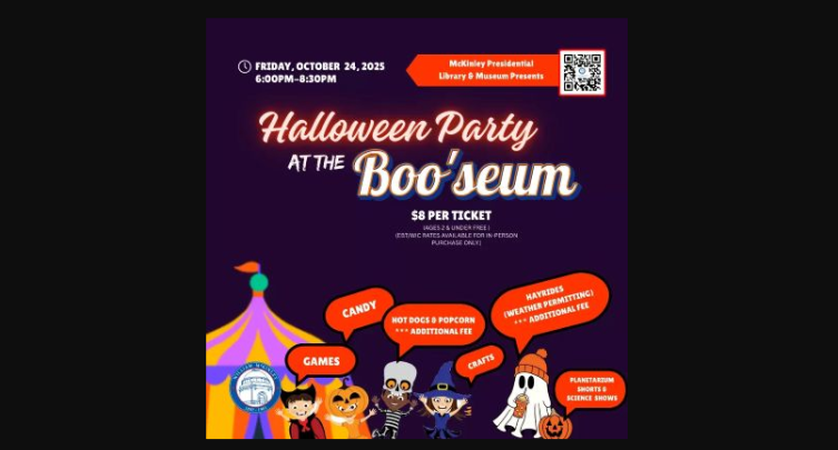 Halloween Party at the Boo’seum