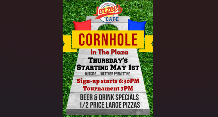 Cornhole in the Plaza