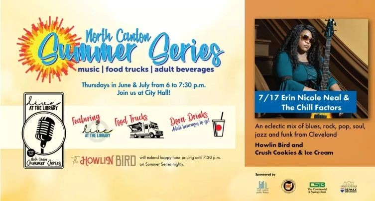 North Canton Summer Series - Erin Nicole Neal & The Chill Factors