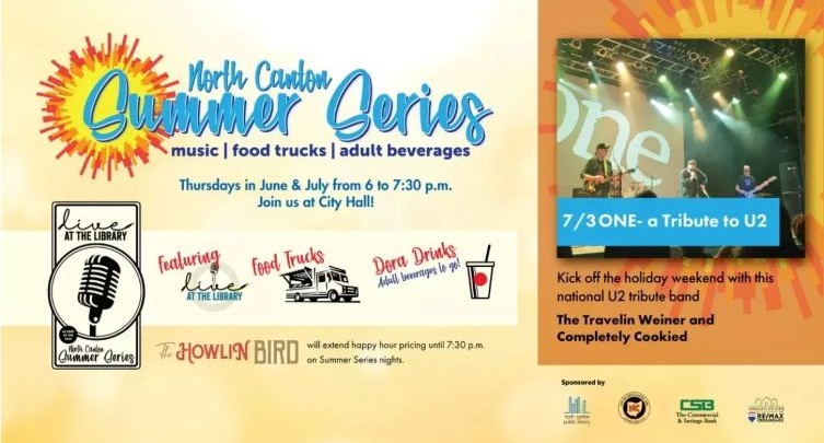 North Canton Summer Series - ONE – a Tribute to U2