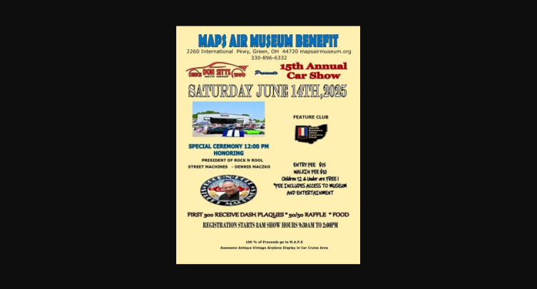 15th Annual Car Show at MAPS!