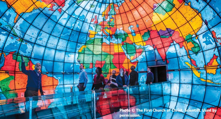 Mapparium® globe tour in the How Do You See the World?® experience